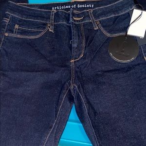 Teen girls dark wash jeans